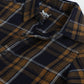 Milou Boys Full Sleeve Checked Bio-Washed Shirt Brown Check