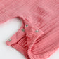 Milou Infant Unisex Cotton Romper Pink