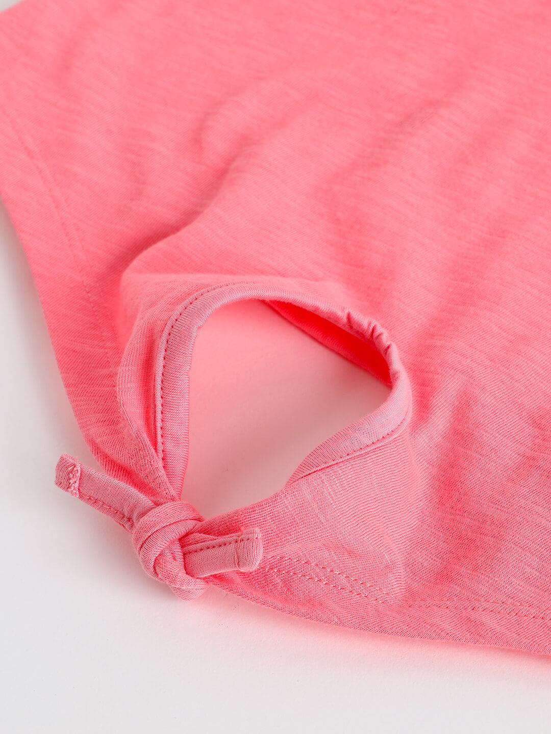 Milou Girls Front Knot Short sleeve Top