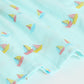 Milou Girls Blue Printed Cotton Dress