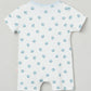 Milou Infant Unisex Short Sleeve Romper with Matching Bib Set