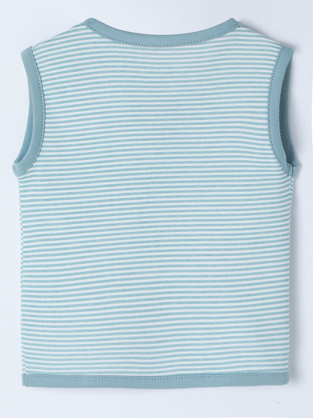 Milou Cotton Sleeveless Bio Washed Bunny Printed Jhabla Set IJAB025
