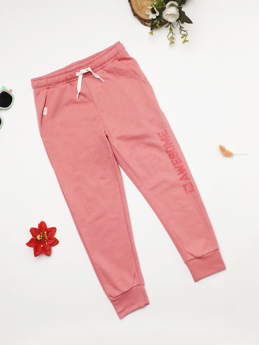 Milou Kids Cotton Solid Bio Washed Joggers for Boys
