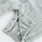 Milou Infant Girls Cotton Romper Grey