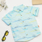 Kids Light Blue Cotton Shirt | Car Print Casual Shirt | Milou