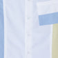 Milou Boys Half Sleeve Triple Colour Shirt Blue & Yellow