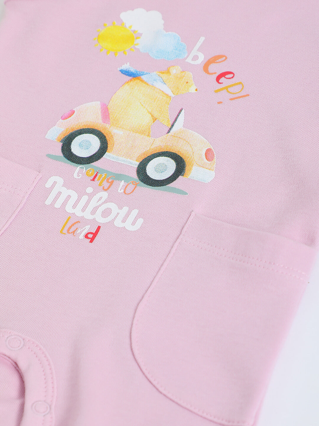 Milou Infants Sleeveless Pure Cotton Romper
