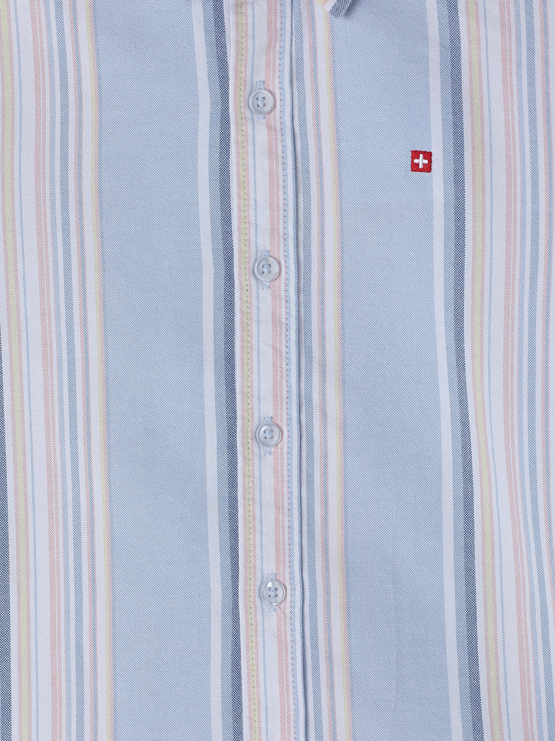 Milou Kids Cotton Full Sleeves Striped Bio Washed Shirt for Boys SH-CU005