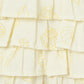 Milou Girls Flared Top & Shorts Co-ord Set Pastel Yellow
