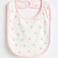 Milou Infant Unisex Short Sleeve Romper with Matching Bib Set
