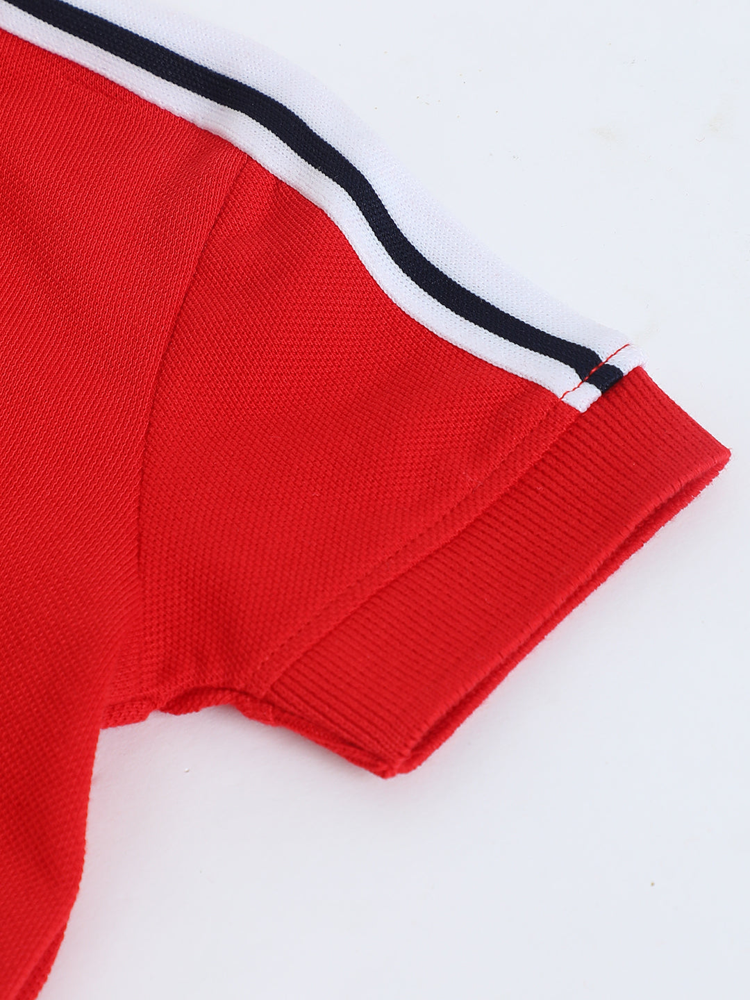 Crimson Piqué Polo T-Shirt | Boys Classic Cotton | Milou Kids