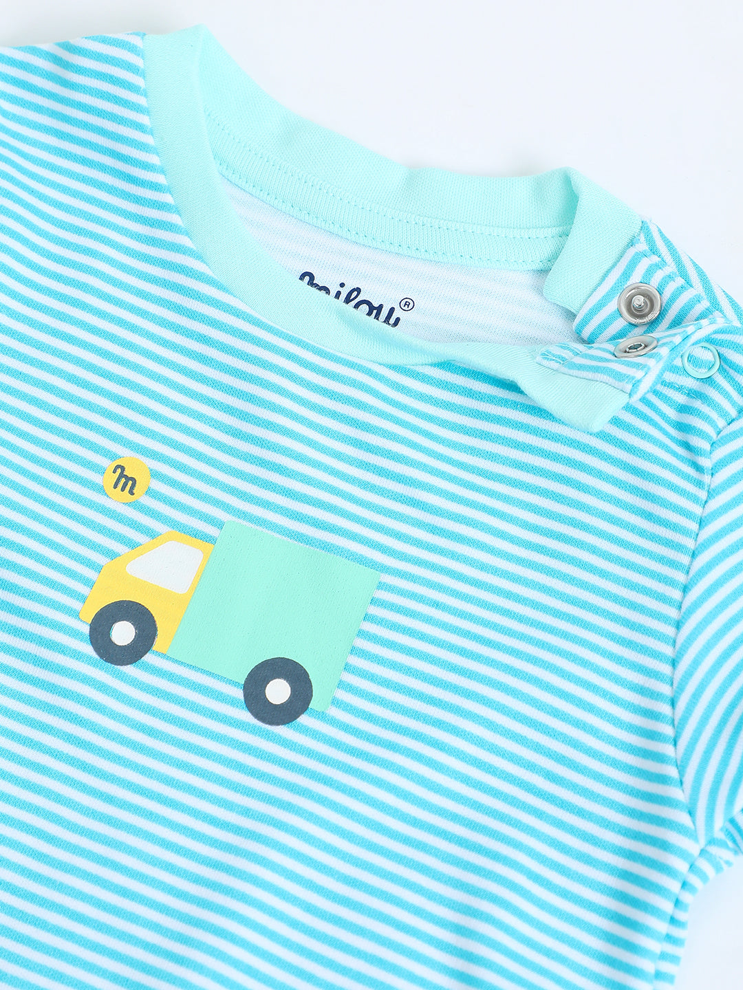 Milou Newborn Baby Romper Gift Set Blue Set