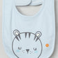 Milou Infant Unisex Short Sleeve Romper with Matching Bib Set