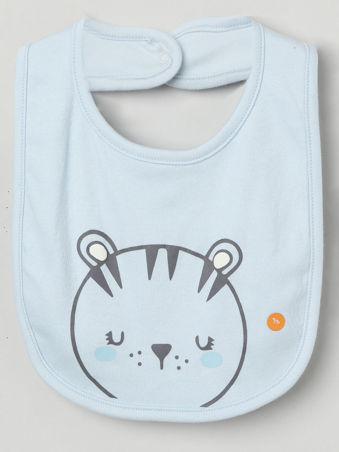 Milou Infant Unisex Short Sleeve Romper with Matching Bib Set