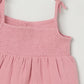 Milou Girls Flared Top & Shorts Co-ord Set Pink Set