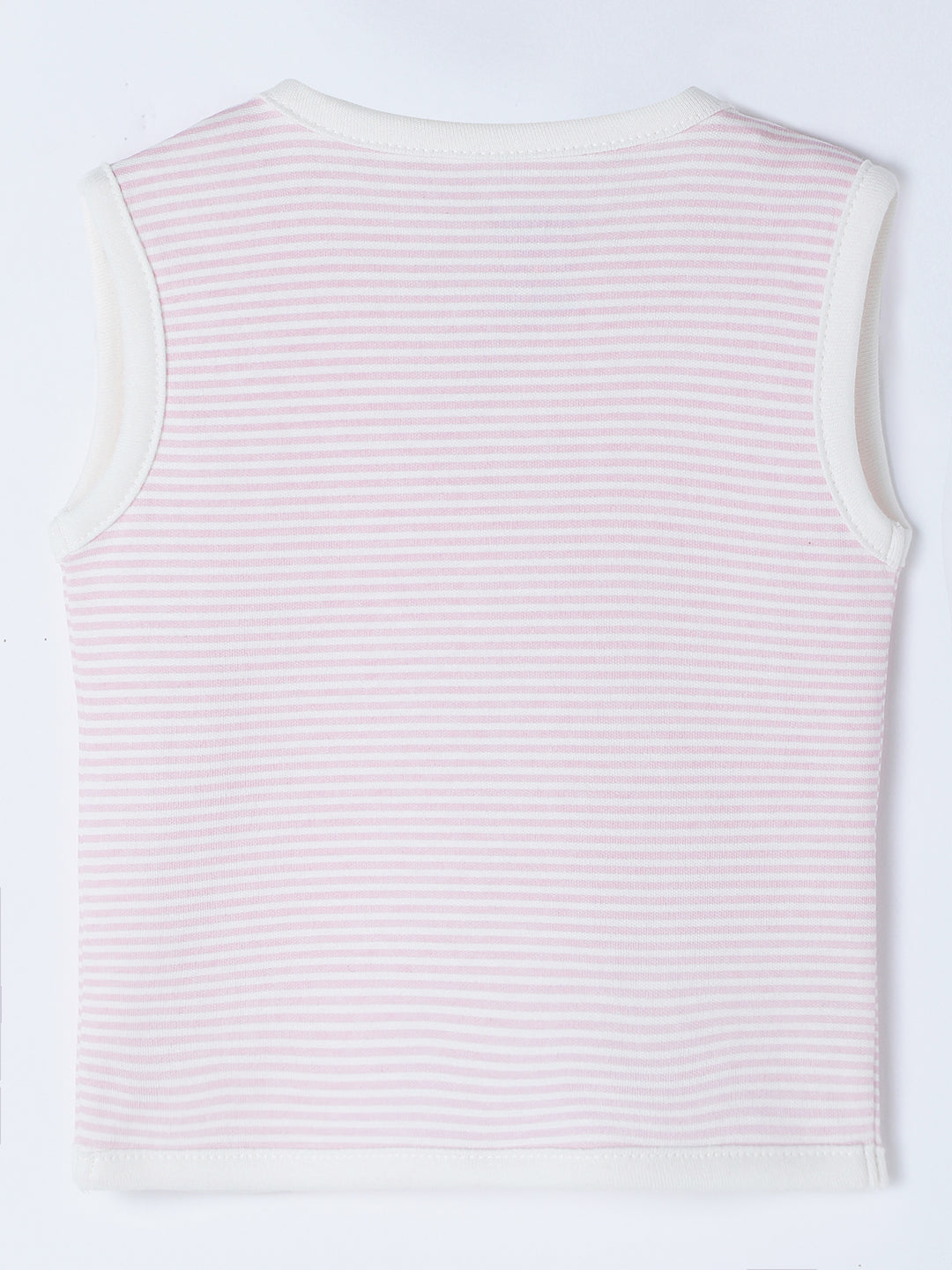 Milou Cotton Sleeveless Bio Washed Bunny Printed Jhabla Set IJAB025