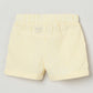 Milou Girls Flared Top & Shorts Co-ord Set Pastel Yellow