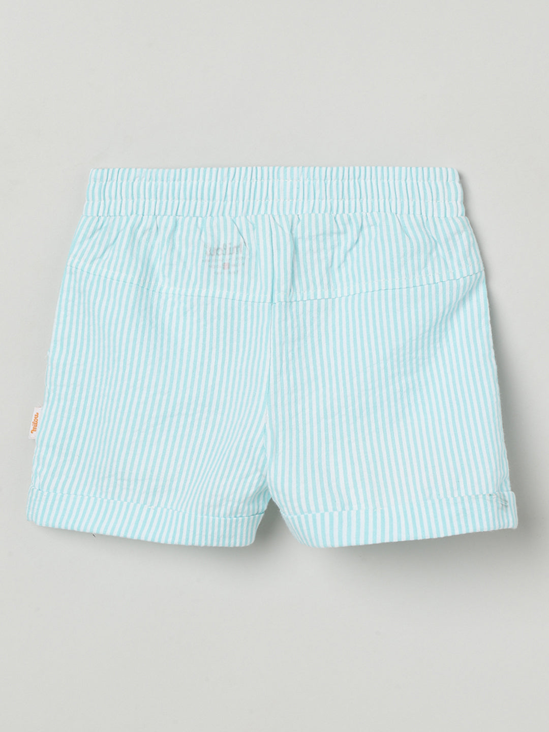 Milou Girls Flared Top & Shorts Co-ord Set Sky Blue Set