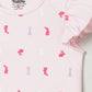 Milou Baby Unisex Flutter Sleeve Printed Romper
