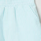 Milou Girls Flared Top & Shorts Co-ord Set Sky Blue Set