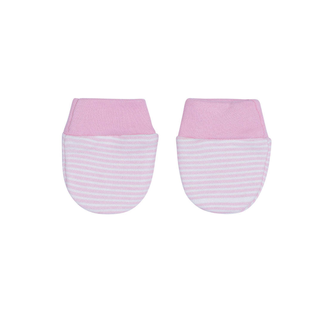 Milou Newborn Baby Romper Gift Set Pink Bunny Print Set