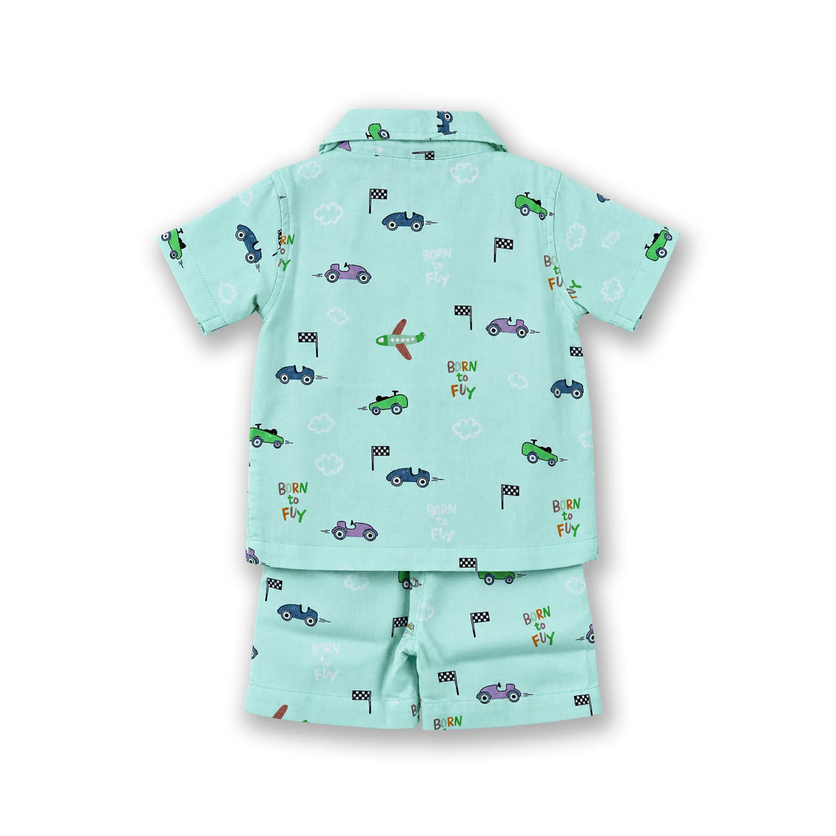 Milou Boys S/S Shirt and Shorts Co-Ord Set