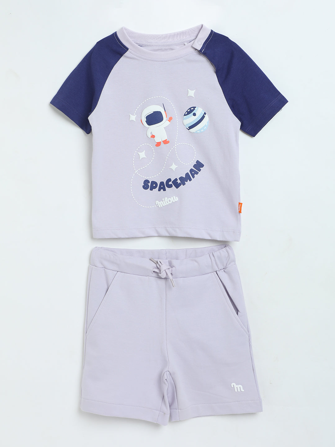 Milou Baby Boys Co-ord Set Lilac Set