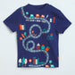 Milou Baby Boys Graphic T-Shirt Road Print Navy Blue