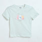 Milou Baby Girls Graphic T-Shirt Mint Green