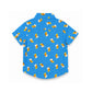 Milou Boys Band Collar S/S Printed Shirt