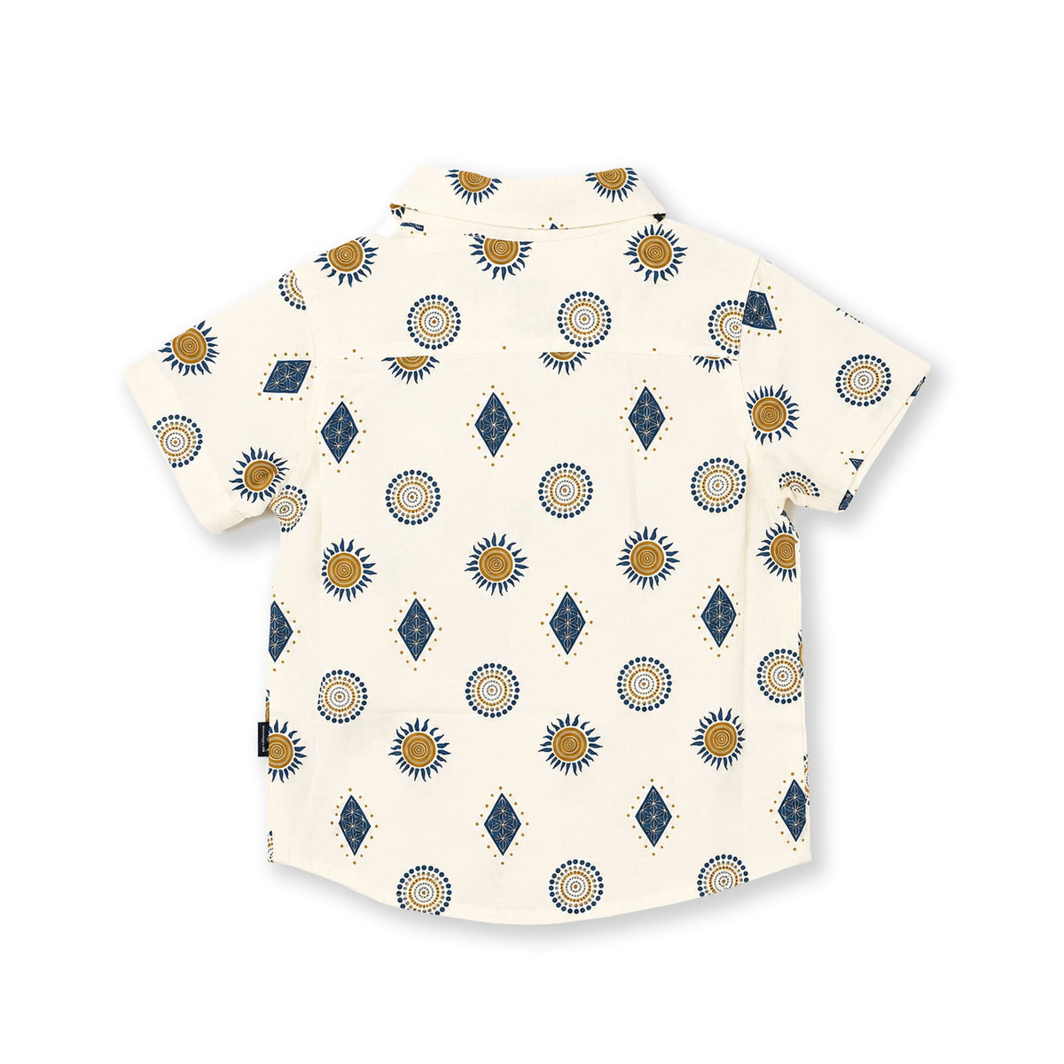 Milou Boys Camp Collar S/S Shirt