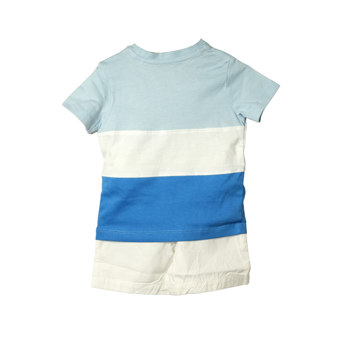 Milou boys blue co-ord set, back view