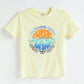 Cotton Half Sleeve Bio-Washed Printed T-Shirt - Milou - Care. The Swiss WayT-Shirt