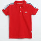 Crimson Piqué Polo T-Shirt | Boys Classic Cotton | Milou Kids - Milou - Care. The Swiss WayPolo