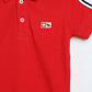 Crimson Piqué Polo T-Shirt | Boys Classic Cotton | Milou Kids - Milou - Care. The Swiss WayPolo