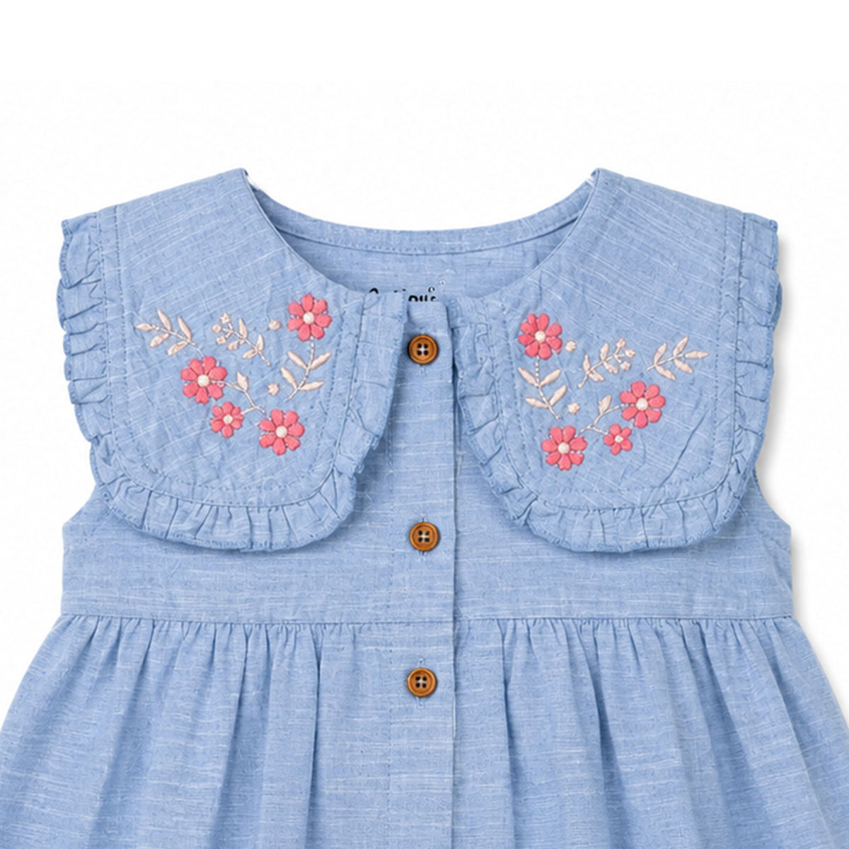 Milou Girls Raffle Collar Dress