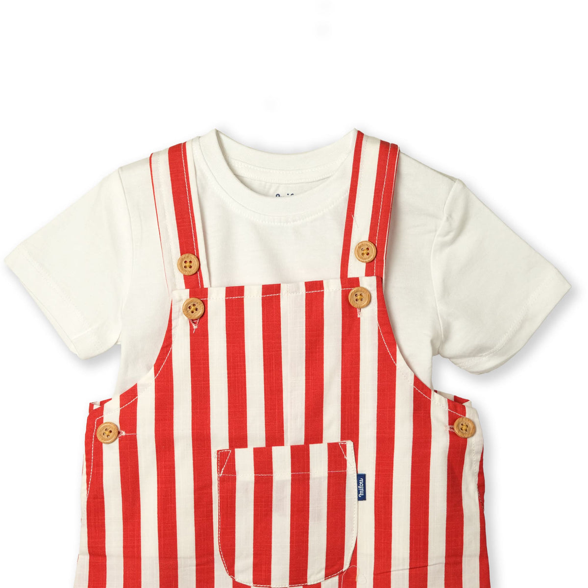 Milou Boys Dungaree With Tee