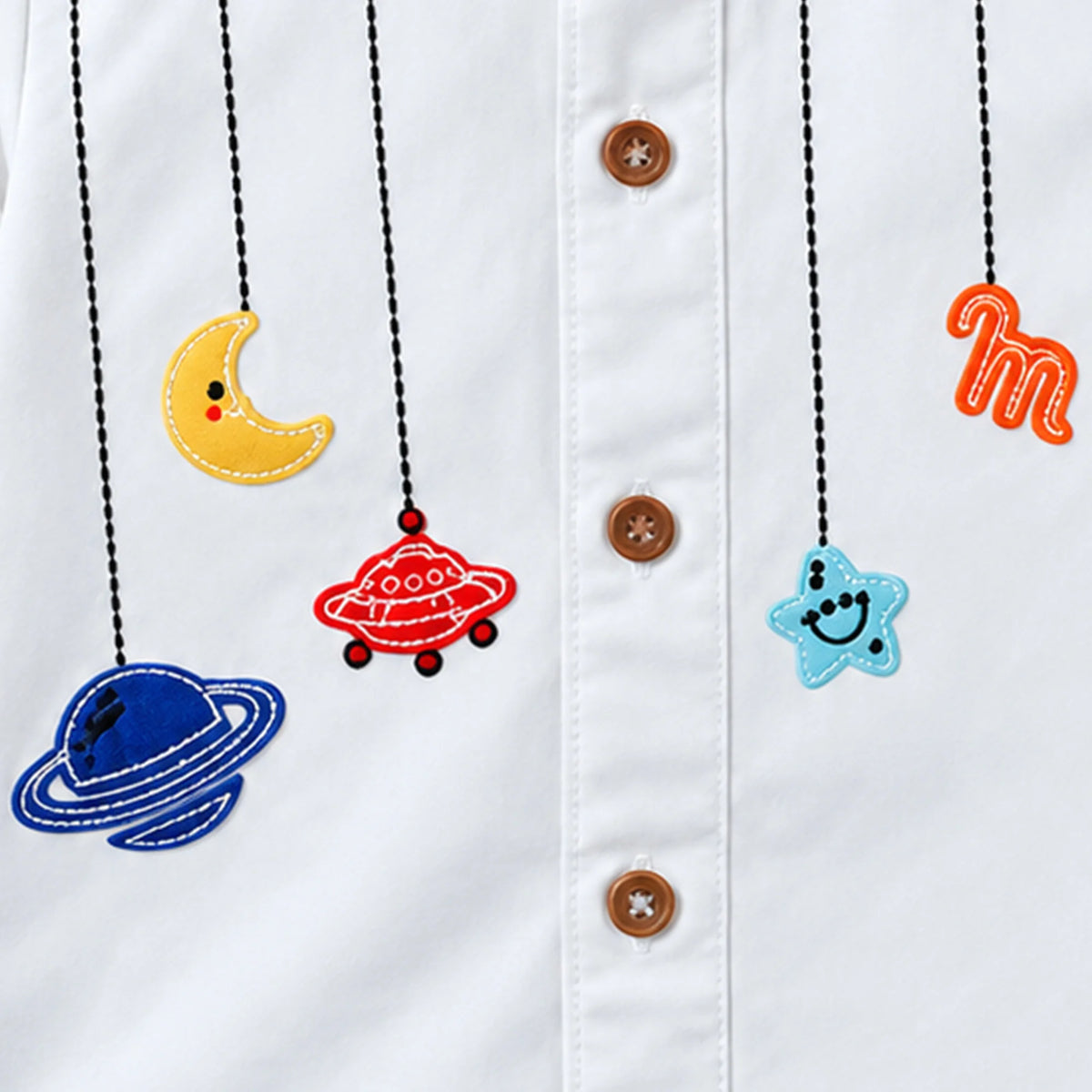 Milou Boys L/S Embroidery Shirt
