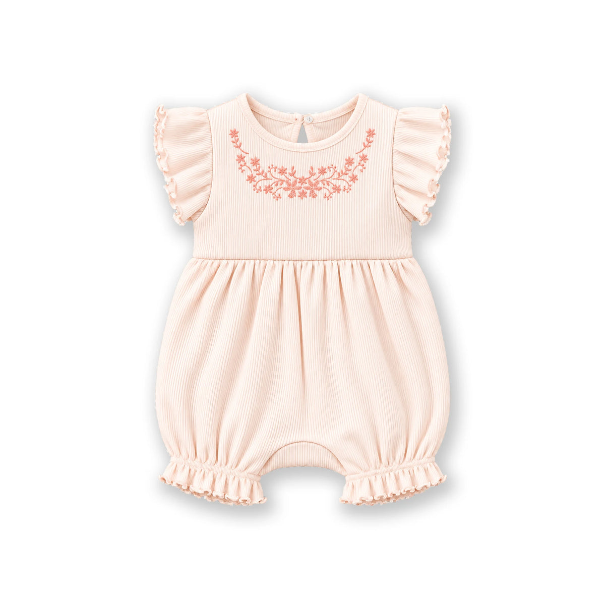 Milou Girls Ruffle Sleeve Romper