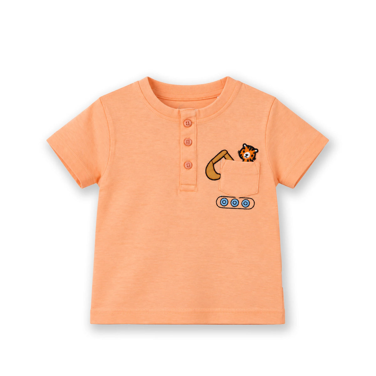 Milou Boys Henley Neck S/S T-Shirt