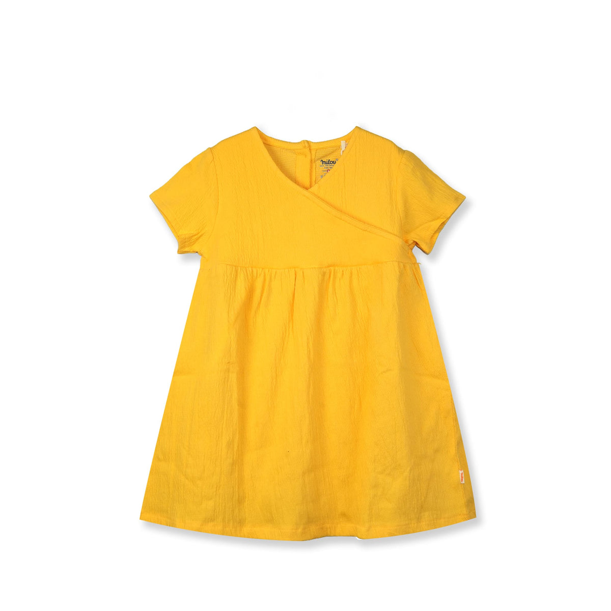 Milou Girls Wrap Neck A-Line Dress