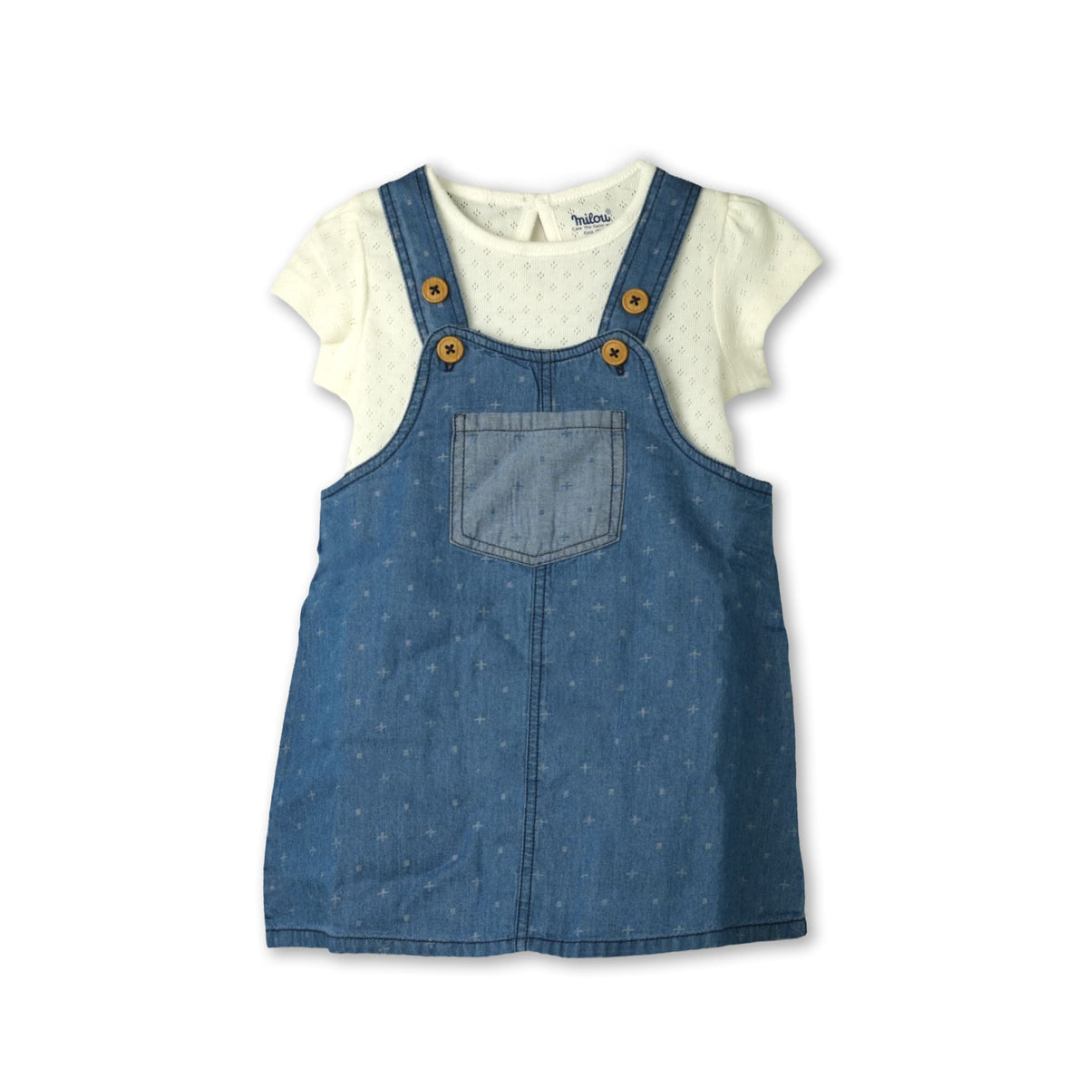 Milou Girls Pinafore with Tee