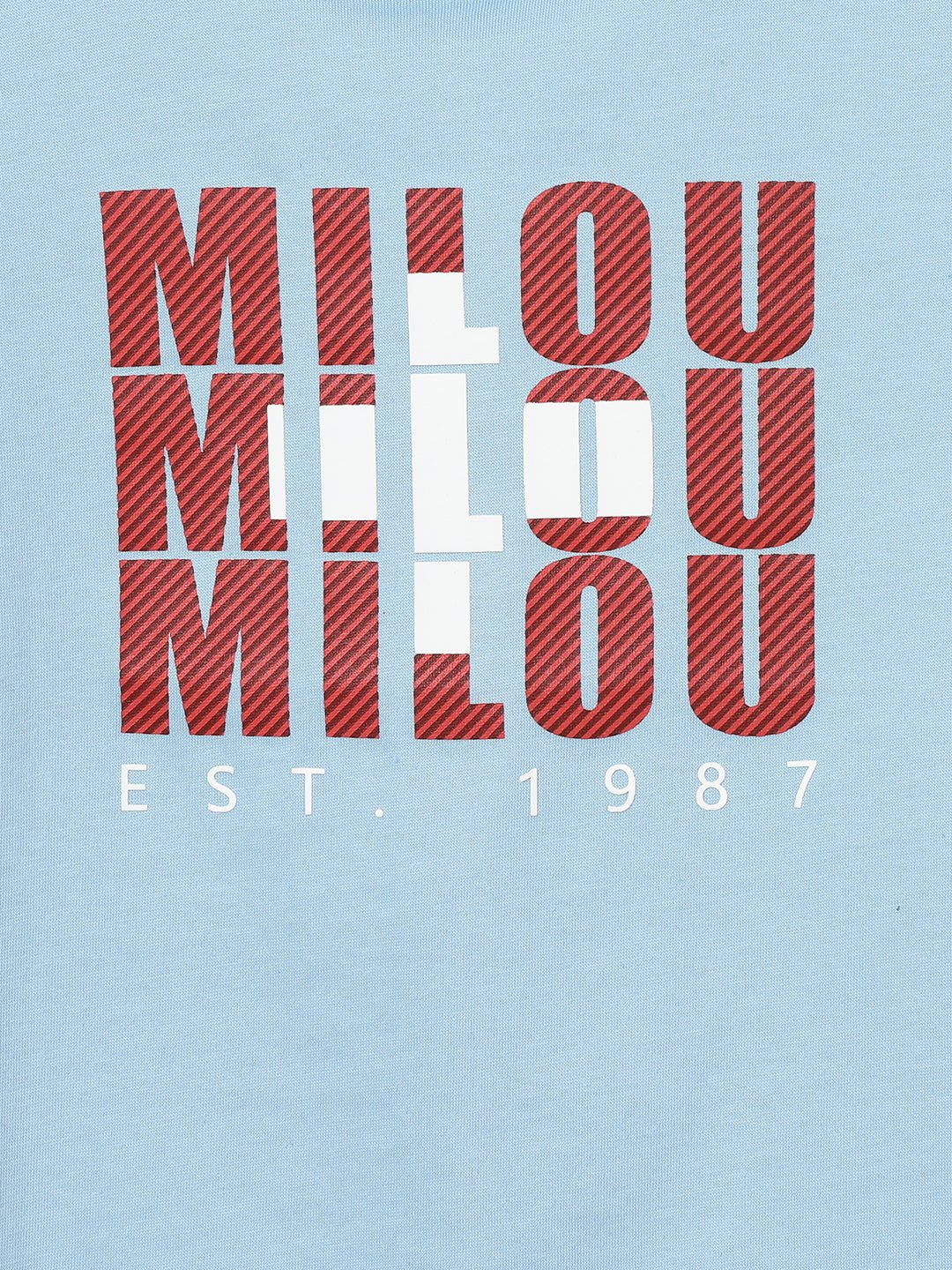 Half Sleeve Bio-Washed Printed T-Shirt - Milou - Care. The Swiss WayT-Shirt Milou - Care. The Swiss Way