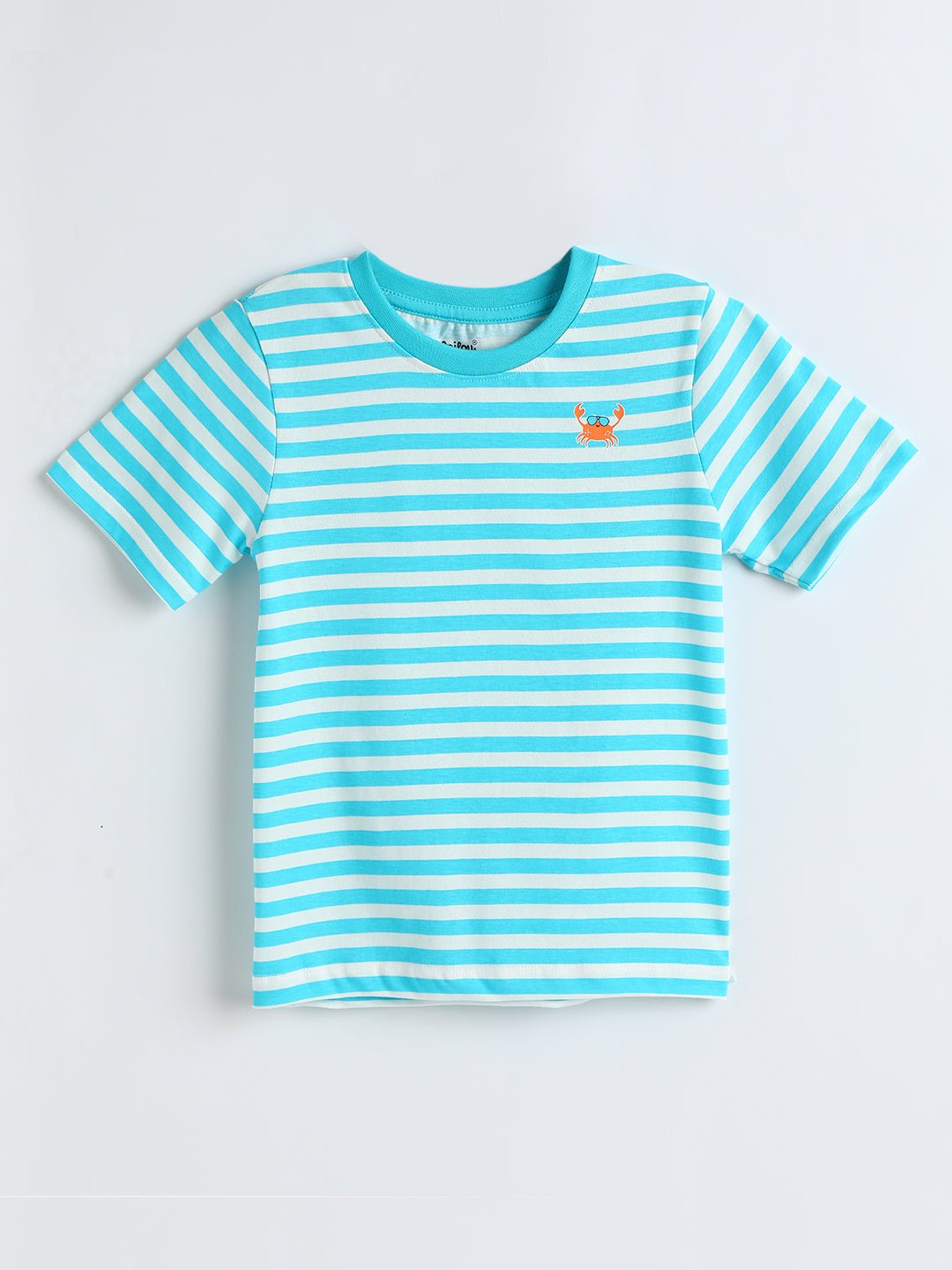 Half Sleeve Bio-Washed striped T-Shirt - Milou - Care. The Swiss WayT-Shirt