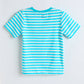 Half Sleeve Bio-Washed striped T-Shirt - Milou - Care. The Swiss WayT-Shirt