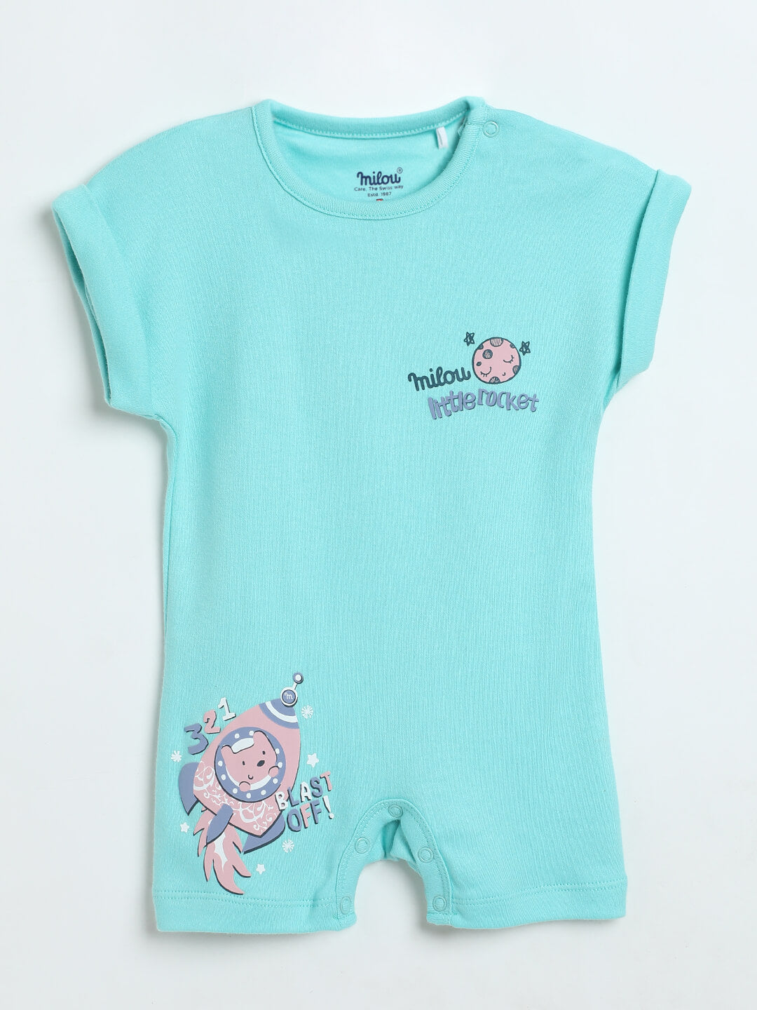 Milou Infants Short Sleeve Pure Cotton Romper