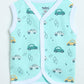 Cotton Sleeveless Bio Washed Printed Jhabla Set of 3