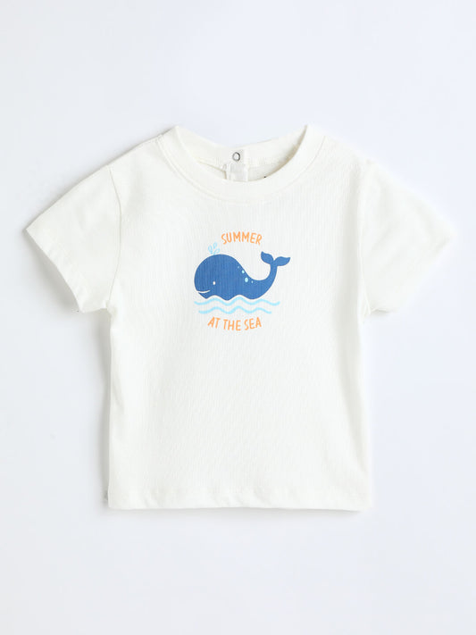 Milou Baby Boys Short Sleeve Graphic T-Shirt