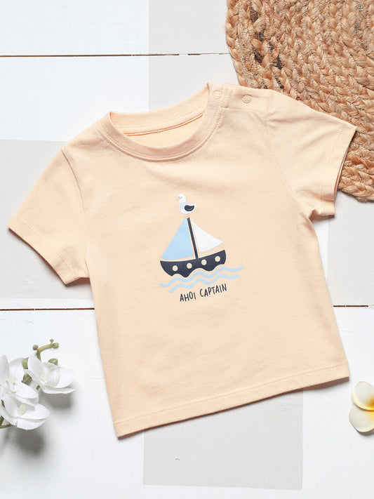 Milou Baby Boys Short Sleeve Graphic T-Shirt
