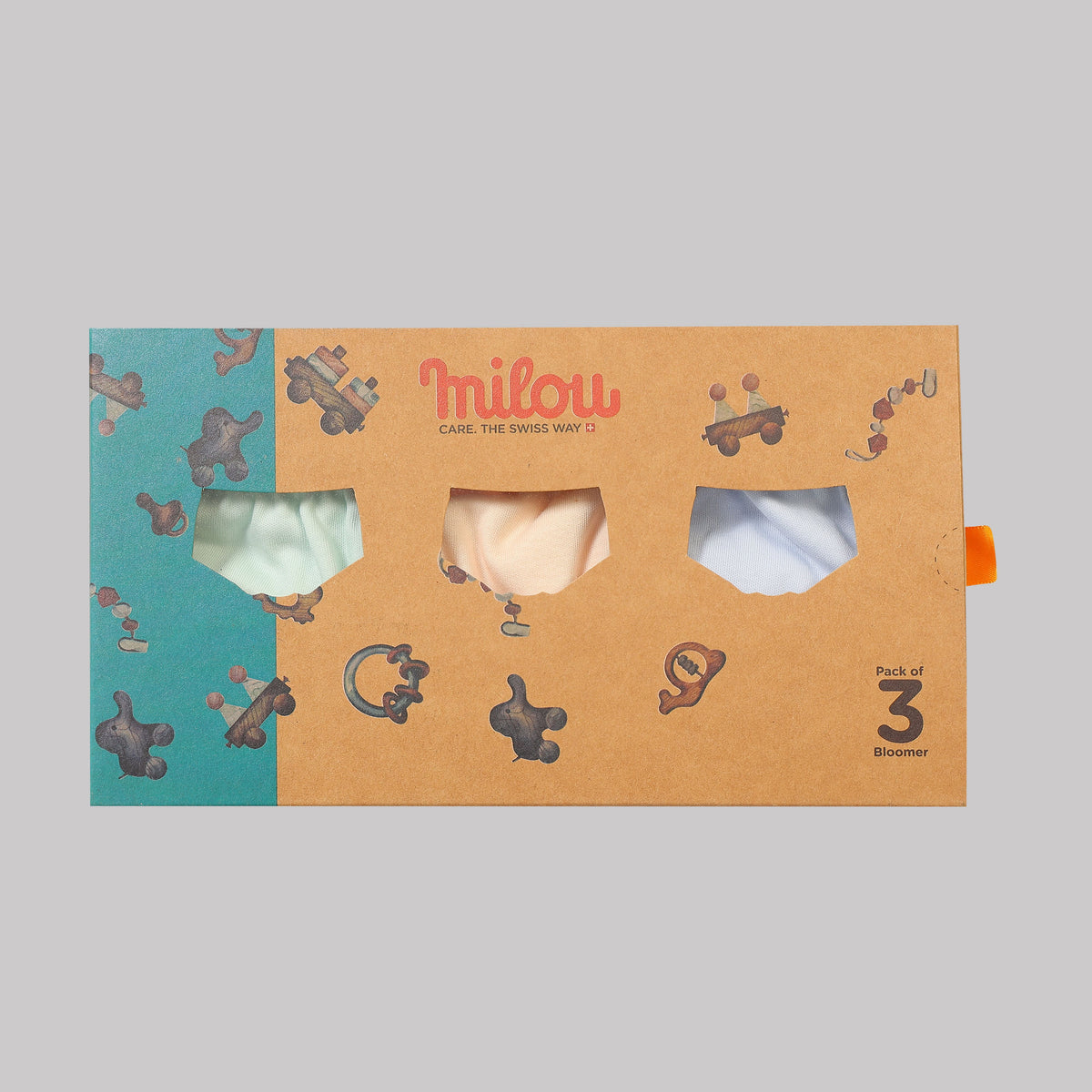 Milou Baby Cotton Bloomer Pack of 3 - Milou - Care. The Swiss Way